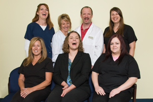 South County Eye Care Staff with Dr. Becker